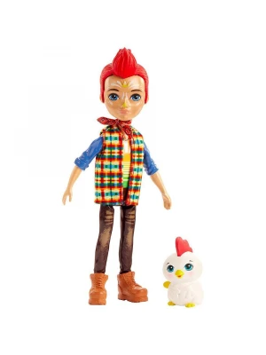 Enchantimals Popüler Karakter Bebekler - Redward Rooster ve Cluck