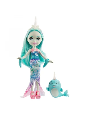 Enchantimals Popüler Karakter Bebekler - Naddie Narwhal ve Sword
