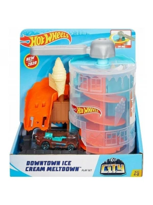 Hot Wheels Şehir Otoparkı Dondurma Arası Oyun Seti
