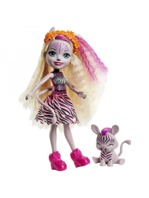 Enchantimals Popüler Karakter Bebekler - Zadie Zebra & Ref