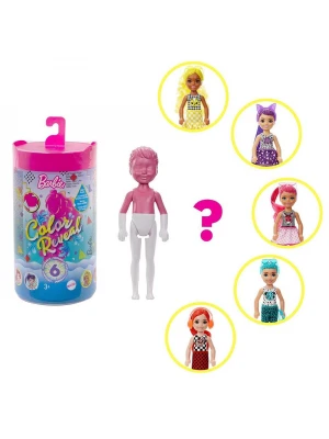 Barbie Color Reveal Renk Değiştiren Sürpriz  Chelsea Renk Bloklu