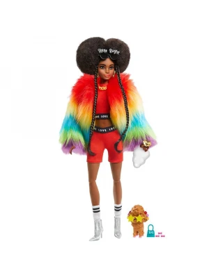 Barbie Extra Renkli Ceketli Bebek