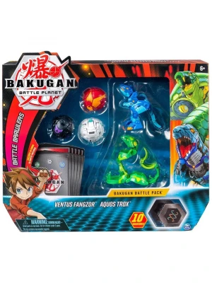 Bakugan Ventus Fangzor - Aquos Trox Savaş Seti