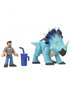 Imaginext Jurassic World Araçlar - Pachyrhinosaurus & Lowery