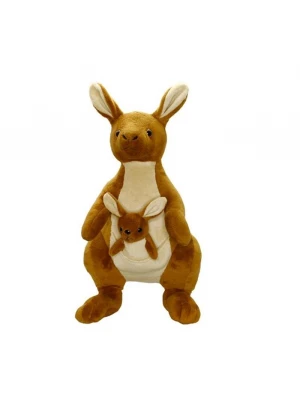 Neco Plush Yavrulu Kanguru Peluş Oyuncak 45 Cm