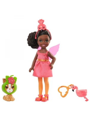 Barbie Kostümlü Chelsea ve Hayvacığı Oyun Setleri GJW30