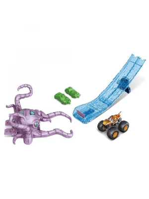 Hot Wheels Monster Trucks Aksiyona Başlangıç Oyun Seti - Octo-Sla