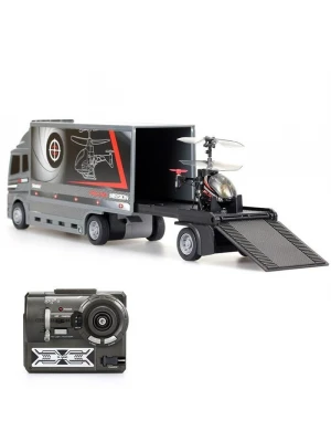 Silverlit Nano Falcon Kumandalı Helikopter ve TIR 3CH Siyah