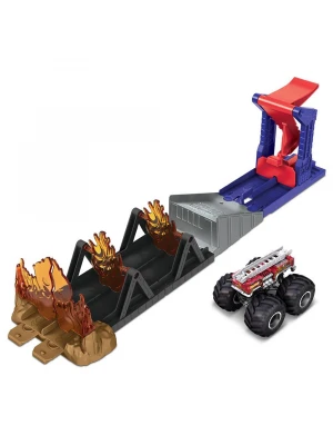 Hot Wheels Monster Trucks Aksiyona Başlangıç Oyun Seti - Fire Thr