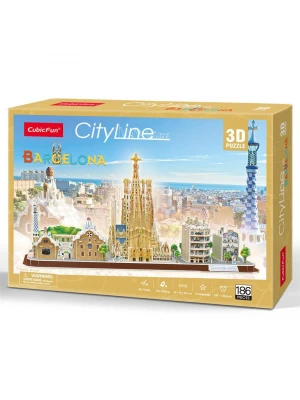 CubicFun Barcelona 3D Puzzle 186 Parça