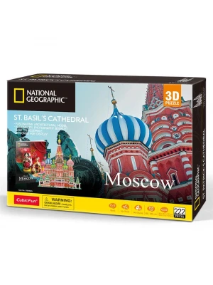CubicFun National Geographic Saint Basil Katedrali 3D Puzzle 224