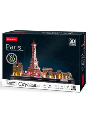 CubicFun Paris 3D Puzzle 115 Parça LED Işıklı
