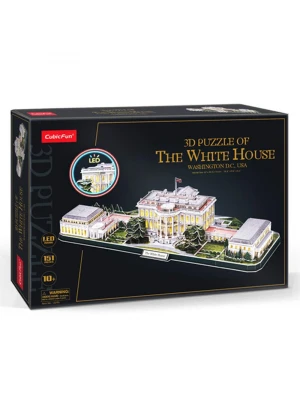 CubicFun Beyaz Saray 3D Puzzle 151 Parça LED Işıklı