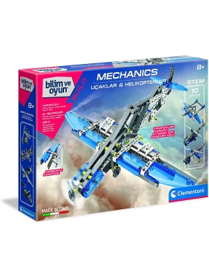 Clementoni - Mekanik Laboratuvarı - Uçaklar ve Helikopterler-64996