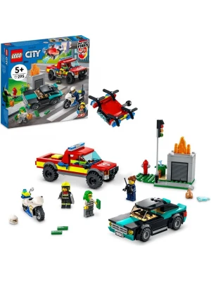 Lego City İtfaiye Kurtarma Operasyonu ve Polis Takibi 60319