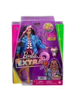 Barbie Extra Ekose Ceketli Bebek