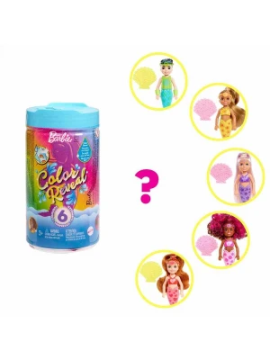 Barbie Color Reveal Renk Değiştiren Sürpriz Chelsea Gökkuşağı Den