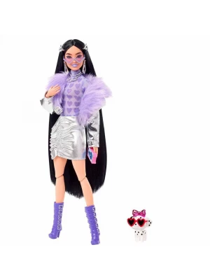 Barbie Extra - Mor Botlu Bebek