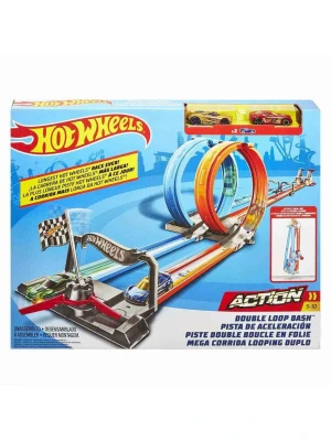Hot Wheels Çift Çemberde Depar Pist Seti