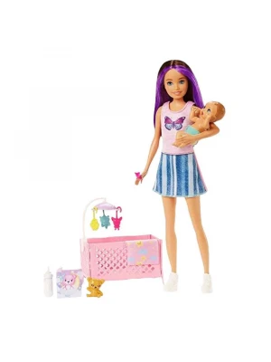 Barbie Bebek Bakıcılığı Oyun Seti HJY33