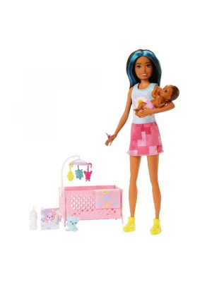 Barbie Bebek Bakıcılığı Oyun Seti HJY34