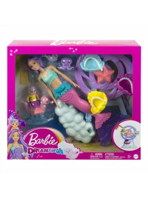 Barbie Dreamtopia Denizkızı Bebek ve Çocuk Oyun Alanı HLC30