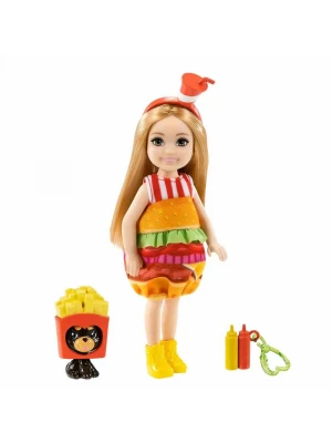 Barbie Kostümlü Chelsea ve Hayvacığı Oyun Setleri GRP69