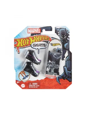 Hot Wheels Parmak Kaykay ve Ayakkabı Paketleri - Black Panther