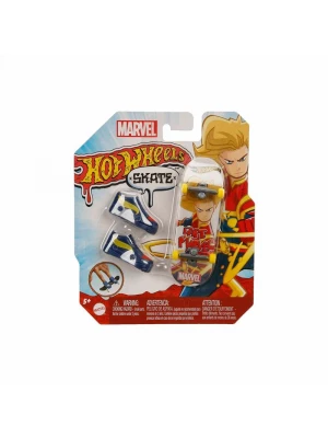 Hot Wheels Parmak Kaykay ve Ayakkabı Paketleri - Captain Marvel