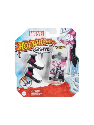 Hot Wheels Parmak Kaykay ve Ayakkabı Paketleri - Ghost Spider