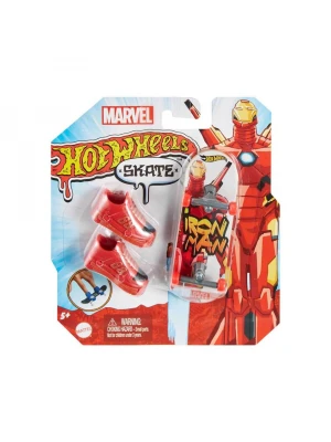 Hot Wheels Parmak Kaykay ve Ayakkabı Paketleri - Iron Man