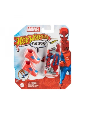 Hot Wheels Parmak Kaykay ve Ayakkabı Paketleri - Spider-Man
