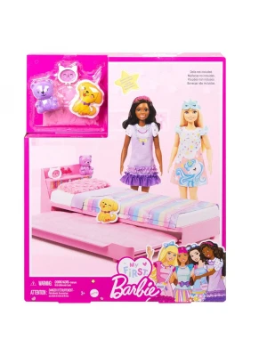 İlk Barbie Bebeğim - Barbienin Yatağı Oyun Seti HMM64