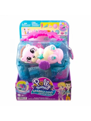 Polly Pocket Sparkle Cove Adventure Hazine Sandığı Oyun Seti