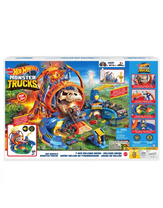 Hot Wheels Monster Trucks Volkanik Alanda Macera Oyun Seti