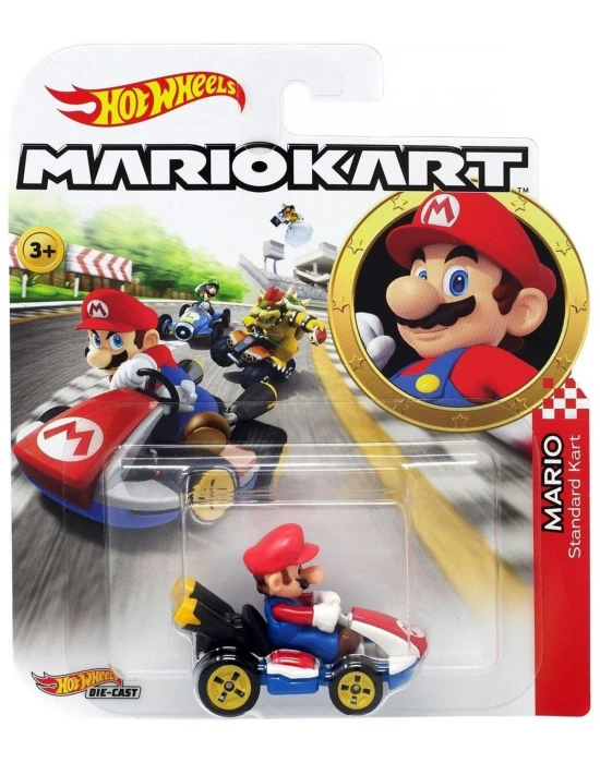 Hot Wheels Mario Kart Karakter Araçlar - Mario
