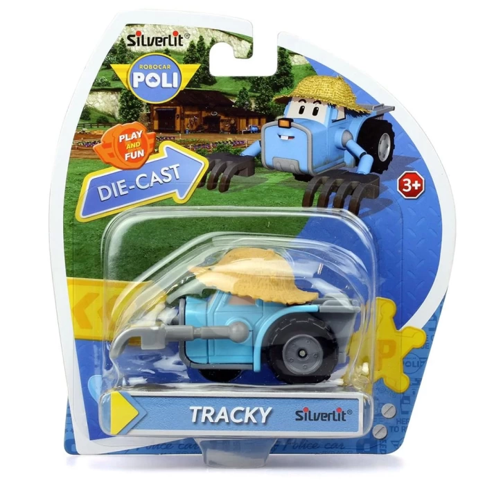 Robocar Poli Metal Araç Karakter Figürler - Tracky