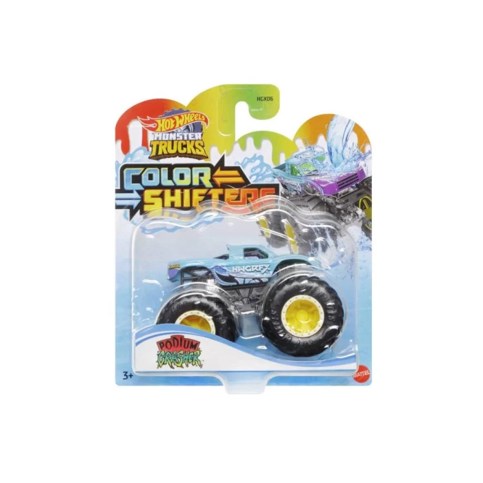 Hot Wheels Monster Trucks 1:64 Renk Değiştiren Arabalar HGX08