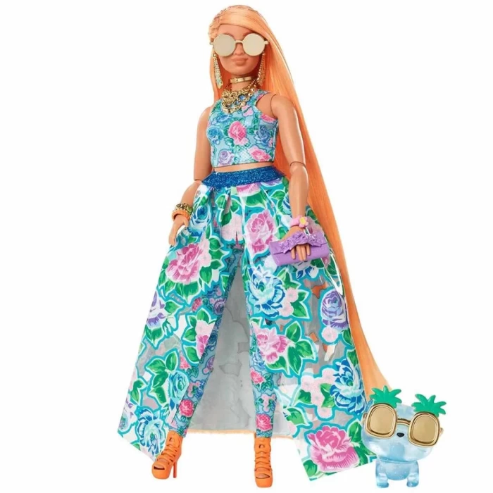 Barbie Extra Fancy - Çiçekli Kostümlü Bebek