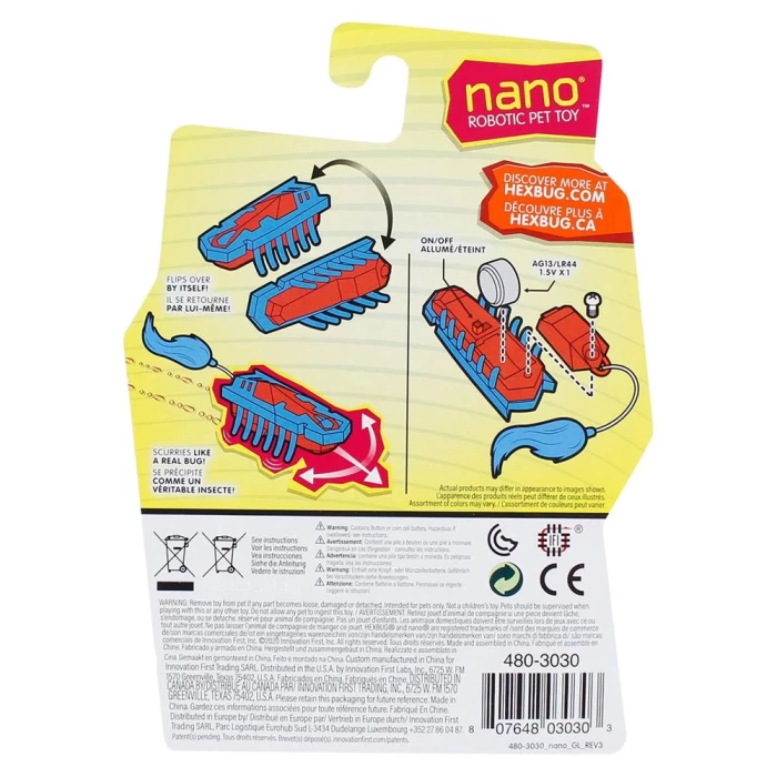 NECO TOYS Hexbug Nano Tüylü Kedi Oyuncağı - Mor