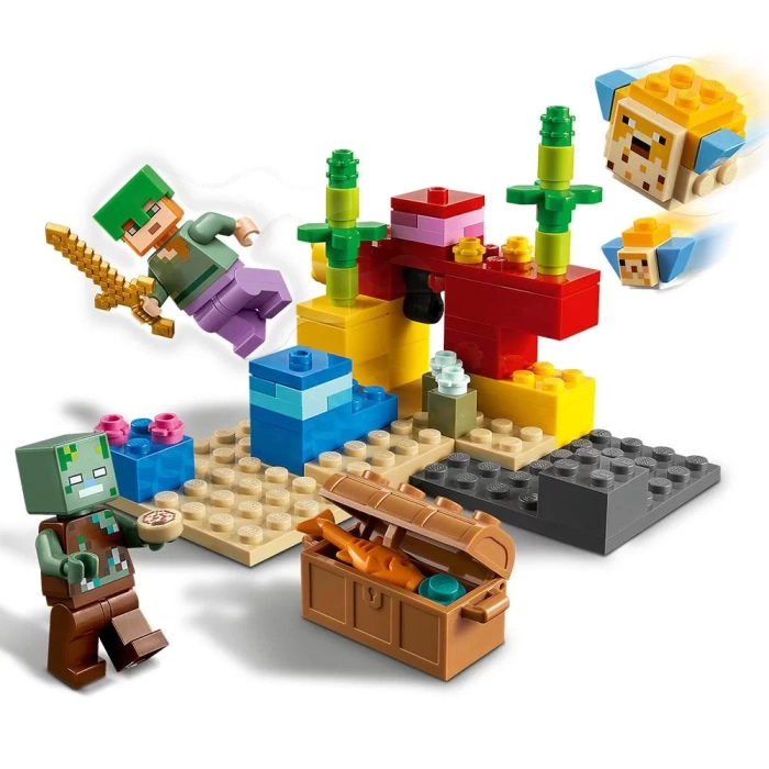 Lego Minecraft Mercan Kayalığı