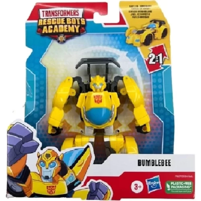 Hasbro Rescue Bots Academy Figür Bumblebee - 11 cm Dönüşebilen Robot