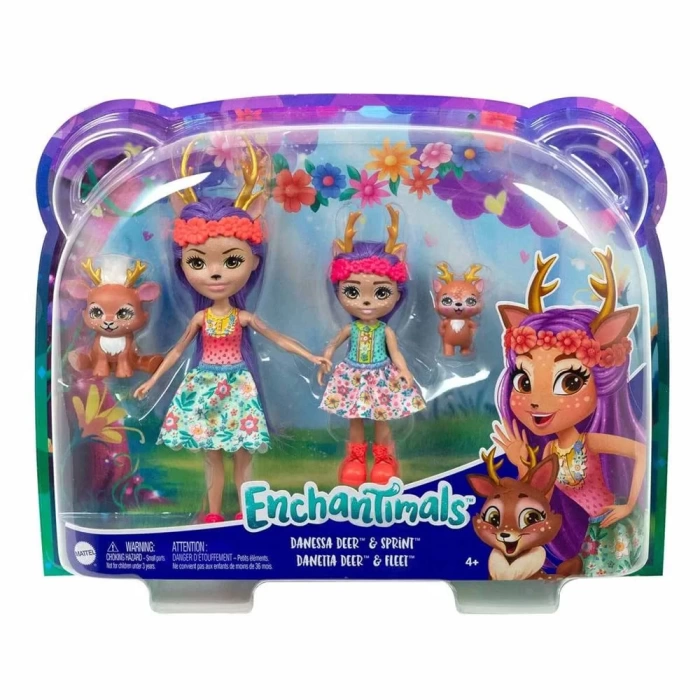 Enchantimals Kız Kardeş Bebekler Serisi - Danessa & Danetta Deer