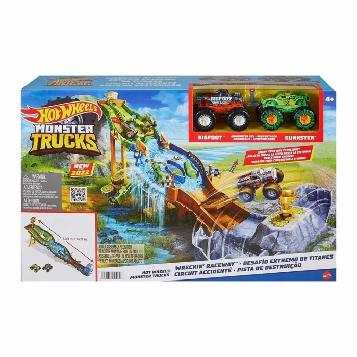 Hot Wheels Monster Trucks Heyecanlı Yarışlar Oyun Seti