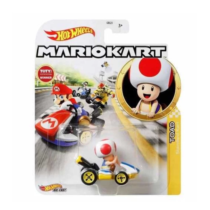 Hot Wheels Mario Kart Karakter Araçlar - Toad