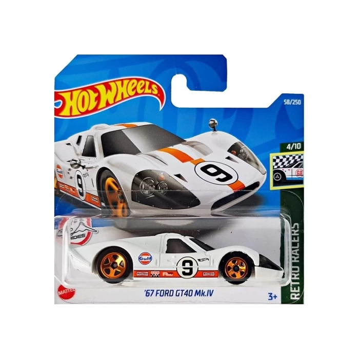 Hot Wheels Tekli Arabalar 67 Ford GT40 Mk.IV Hcw67