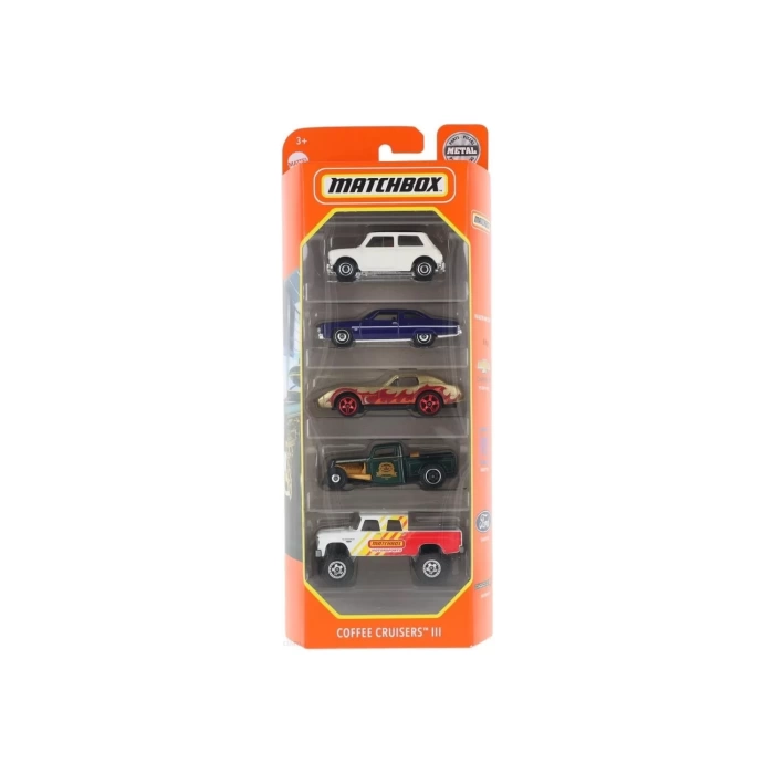 Matchbox Metal Beşli Araba Seti Coffee Cruisers HFH15