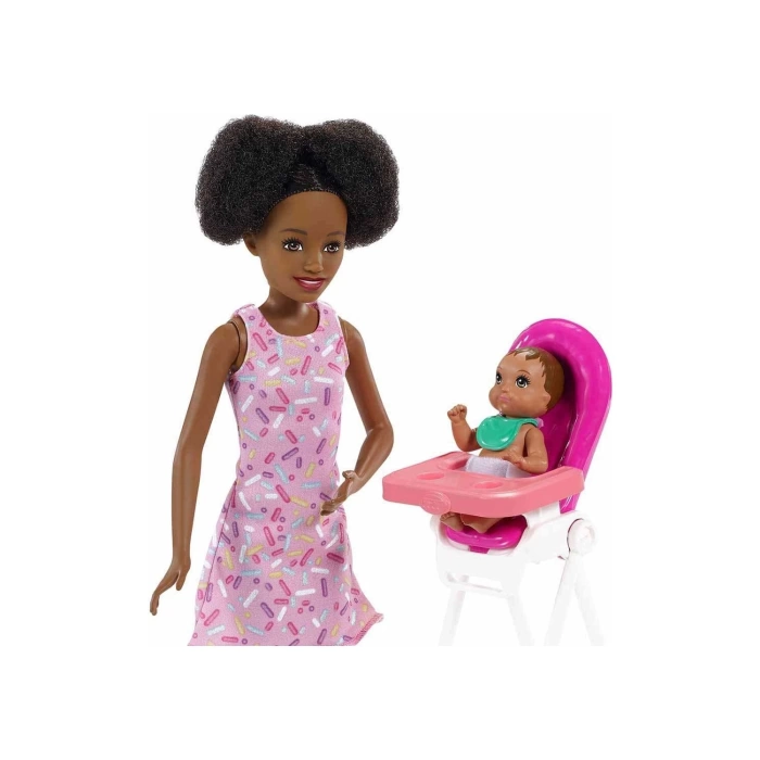 Barbie Bebek Bakıcısı Bebeği ve Aksesuarları FHY97 - GRP41