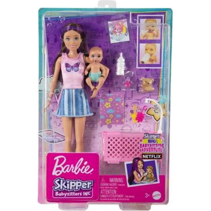 Barbie Bebek Bakıcısı Bebeği ve Aksesuarları FHY97 - HJY33
