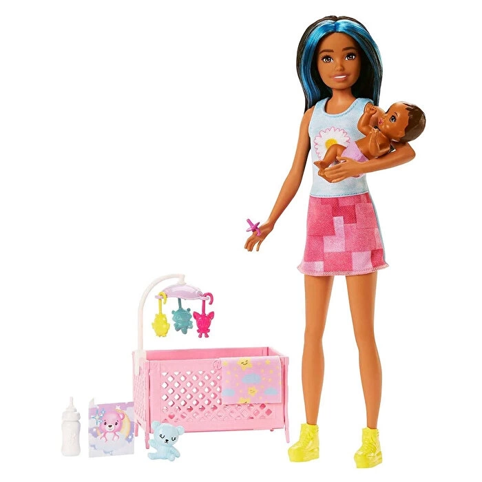 Barbie Bebek Bakıcısı Bebeği ve Aksesuarları FHY97 - HJY34